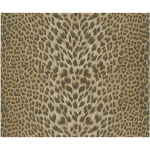 Italian Wallpaper Pattern Design Size 10mx0.70m, Dark Beige Color | Balbaid Decor Company