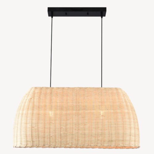 ثريا بنية بإطلالة عصرية ارتفاع 43 سم عرض 32 سم طول 82 سم | شركة ابيات