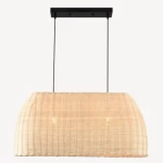 Modern Brown Chandelier, Height 43 cm, Width 32 cm, Length 82 cm