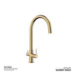 kitchen Mixer Dimensions 40.4 x 22.7 x 13 cm, Glossy Gold Color