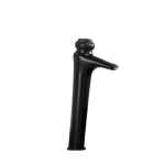 حنفية مغسلة طويل نحاس وزن 3 كجم، أسود مطفي