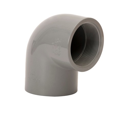 CPVC Elbow Schedule 80 90° (SLIP X FPT) Size 1×1 inch Light Gray | Arabian Plastic Manufacturing CO.(APLACO)