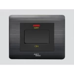 Water Heater Switch, Art DNA Brand, Size 7x7 cm, 20 Amp, Black color