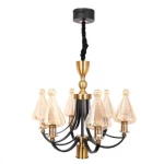 Modern Chandelier 8 Lights, Dimensions 60x80 cm, 100 cm Wire Length