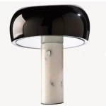 أباجورة طاولات كلاسيك أنيقة، مقاس 23×35×45 سم، لون أبيض