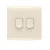 Electrical light switch 2 gang 10 Amp ALF  Al Fanar Company Size 7×7 cm Color Beige 