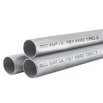 EMT Conduit Pipe for Fire and Alarm Size 1 inch Thickness 1.45 mm Silver  [ITCC] Brand