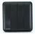 10A 4 Gang Light Switch, Black Color, 86x86mm, 250V, Siemens (Delta Seata)