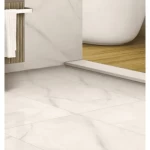 Porcelain Floor Tiles, High 0.88 cm, Length 120 cm, Width 60 cm, Ostra Model, Cream Color
