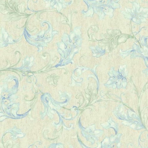 Leaf Patterned Wallpaper 10 m x 0.53 m Beige, Model EP6168 | Balbaid Decor Company