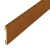 Vinyl Polystyrene Skirting, Brown Color, Length 240 cm × Height 8 cm