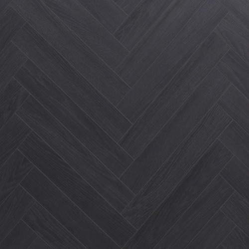 Modern HDF Parquet Flooring 8mm Thickness Black Color, Model CHX_7516A&B_08 | 