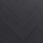 Modern HDF Parquet Flooring, 8mm Thickness, Black Color, Model CHX_7516A&B_08