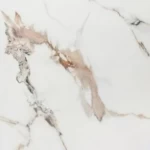 بديل رخام ريزن عرض 122 سم، ارتفاع 290 سم، لون أبيض