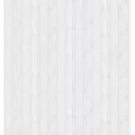 Wooden alternative decorative board, white color, size 290 cm, model 9-100