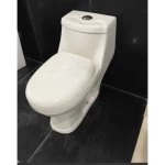 Floor Mounted Toilet Size 30 cm, Beige Color