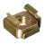 Yellow Zinc Plated Cage Nut Size 5 mm Grade 4.8, Yellow | AOBSCO - Image 2