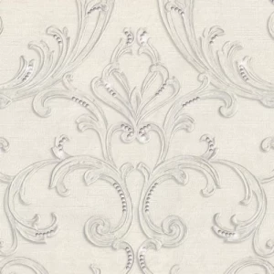 Italian Wallpaper Classic Design Light Beige, Size 10m x 0.70m, Model 14116 | Balbaid Decor Company