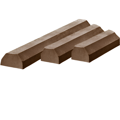 Reinforced Concrete Wheel Stoppers Size 175×16×10 cm Brown | Matkel Store