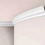 Flexible Ceiling Foam, White Color, Size 200×3.9×3.9 cm