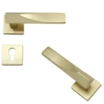 Gold Separated Door Handle