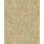 Italian Wallpaper Dark Beige Color Classic Design, Size 10mx1.06m, Model 81690