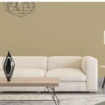 Vinyl Wallpaper, Plaim Design, Size 15.6m × 100 cm, Light Brown Color