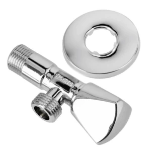 Tradex Angle Water Valve Size 1/2×1/2 inch, Chrome Plated Brass | ALHashim Sanitary Tools