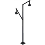 Garden Bollard light, base 400 x 400 mm, 4 meters