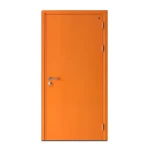 Fire door SFFECO Cold rolled steel   without Window  Model SF/SD Single Door leaf size 1950×900   mm  Color Orange