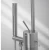 Automatic Floor Shower Mixer 116.78 cm Titanium Color | Zinco Trading Company - Image 2
