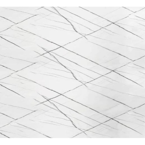 Alternative Marble 280 x 122 cm Rectangular Light Gray with Black Veins | Luxury line