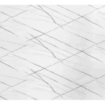 Alternative Marble, 280 x 122 cm, rectangular shape, light gray with black veins