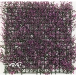 Wall artificial grass 2D, green with purple