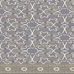 موكيت المساجد لون رمادي، سماكة الوبر 12 ملم، تصميم إسلامي، مجموعة الضحي