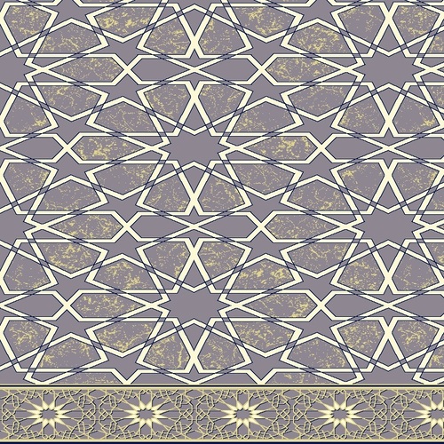 موكيت المساجد سماكة الوبر 12 ملم لون رمادي تصميم إسلامي | مجموعة الضحي