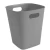 HDPE Plastic Waste Container, Gray Color, Model BHQT7