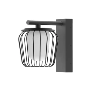 Jandia Wall Light E27, Size 165×234×301 mm, Dark Grey | Jandia