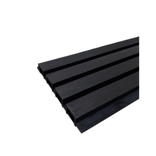 بديل الخشب الصيني للأرضيات خارجي مقاس 20×2.9 سم لون أسود | روز ديزاين للديكورات الحديثة