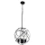Decorative Ceiling Light, Length 40 cm, Diameter 40 cm, Black color
