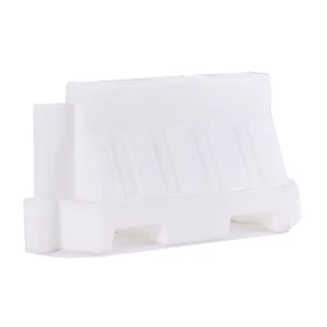 Plastic Jersey Barrier Water Filled Size 1×1 meter White Color | Matkel Store