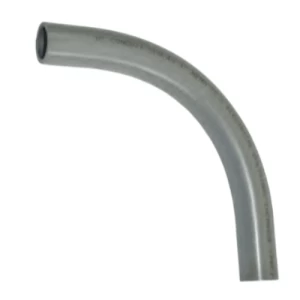 كوع UPVC طويل نصف قطر زاوية 90° مقاس 8 inch رمادي | بحرة للكابلات