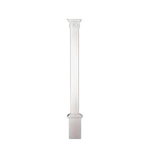 Foam Column White 204x15 cm High Density | Luxury line