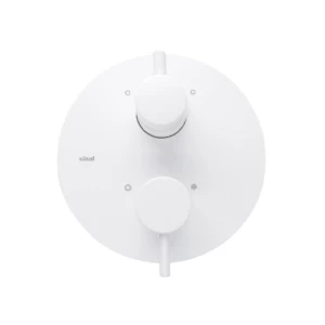 Three Way Shower Mixer 18.5×5.9-8.4 cm Matte White | Hatch Company