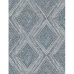 Spanish Wallpaper Gray Color Geometric Design, Size 10mx0.53 m, Model 1100-1