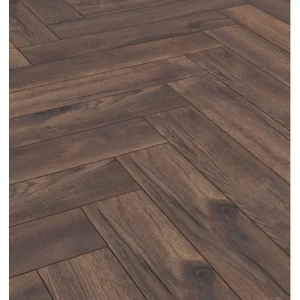 Herringbone Parquet Flooring 66.5x13.3 cm Brown, 8 mm Thickness | YT-52709360
