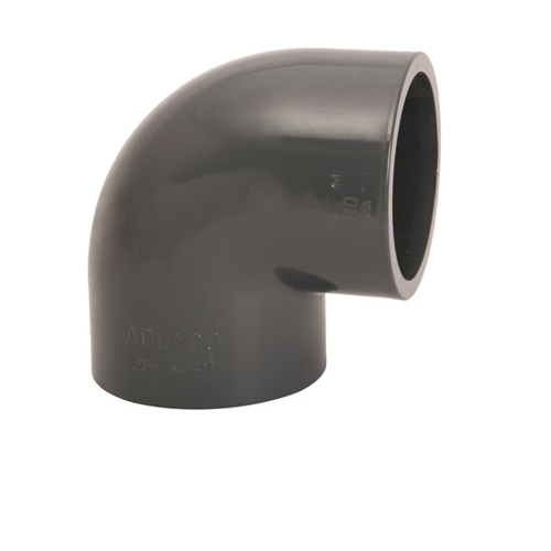 PVC Elbow Schedule 80 90° ½ inch Gray | Arabian Plastic Manufacturing CO.(APLACO)