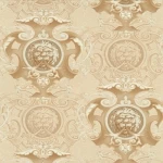 Decorative Wallpaper Venice Collection, Size 5 m², Beige With Brown Color, Product Code 02-5768