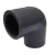 UPVC Plastic Elbow 90° pn 16 bar Size 110 mm Diameter 110.3 mm Color Dark Gray | United Gulf Factory