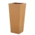 Fiberglass flower vase, height 90 cm, width 24 cm, brown color